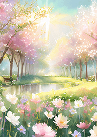 Beautiful real scenery(Spring-794)