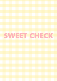 =SWEET CHECK= peachyellow