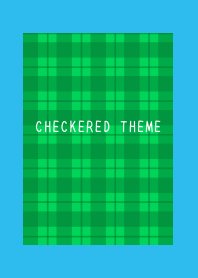 GREEN CHECKERED THEMEj-BLUE-GREEN