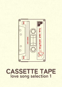 Cassettetape_love Cherry red