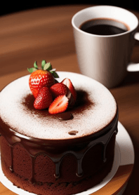 咖啡草莓巧克力蛋糕 qvOqq
