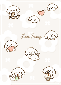 beige Fluffy Love Puppy 05_1