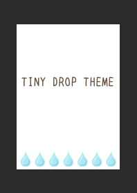 TINY DROP THEMEj-CHARCOAL GREY