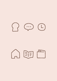 Simple dusky pink