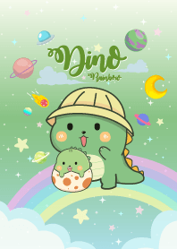 Dino Rainbow Green