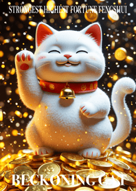 Wealth luck beckoning cat 25