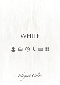 Elegant Colors -WHITE-