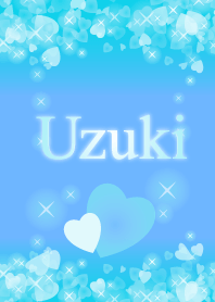 【うずき】運気UP!幸せのハート青ブルー