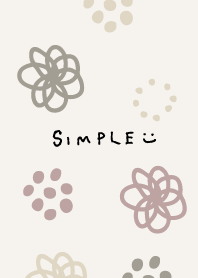 Handwritten flower polka-dot24 Japan