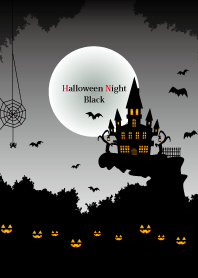 Black Halloween night
