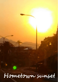 Hometown sunset