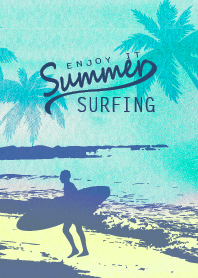 Summer enjoy surfing