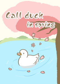 Theme of call duck(in spring)