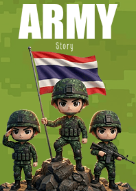 Thai soldiers in combat gear