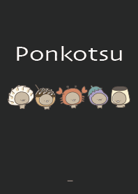 Black : Food Bear Ponkotsu 7