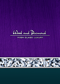 Wood and Diamond HCL * purple