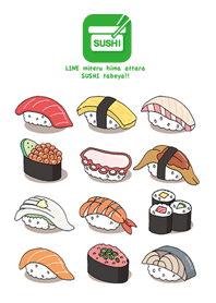 Eat sushi !!