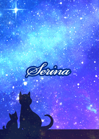 Serina Milky way & cat silhouette