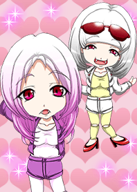 Harajuku system Ale rocky cute girl