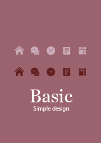 Basic. [Dusty Dark Pink]