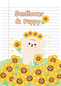 Sunflower & Puppy v.2