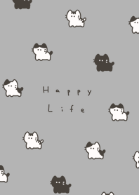 貓．gray brown