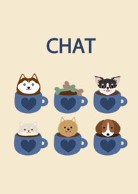 超人気のコーヒーカップドッグ