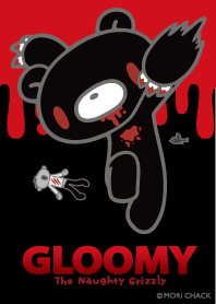 Gloomy Bear Theme 02 Type Dark Line Temas Line Store