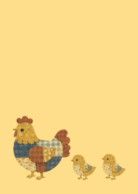 GM chicken brown & yellow