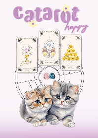 HAPPY CAT x TAROT CARD x STONES V.2
