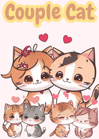 couple cat cute