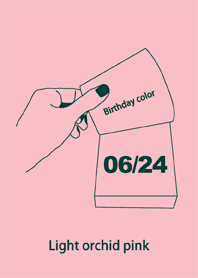 Birthday color June 24 simple