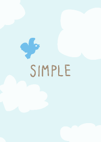 Happy blue bird sky from Japan