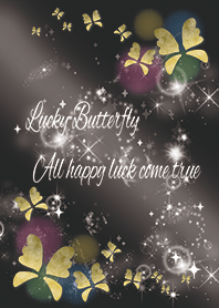 Black & white: entire luck UP Butterfly
