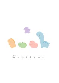 Child Dinosaurs /white