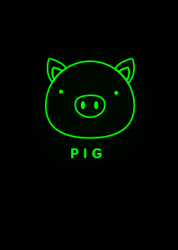 Simple Light Green Pig Theme