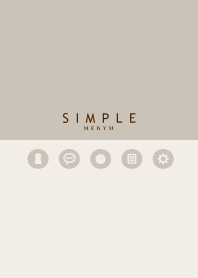 SIMPLE ICON-BROWN- 22