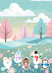 Kawaii scandinavian style(Winter-585)