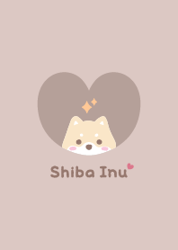 Shiba Inu2 Glitter [brown]