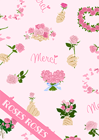 ピンクの薔薇〈 オール・ピンク 〉