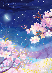 美しい夜桜の着せかえ#2115