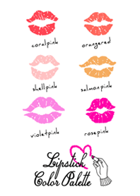 Lipstick Color Palette