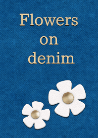 Flowers on denim
