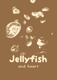 Jellyfish & heart Cafe au lait