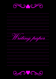 Writing paper-Vividpinkpurple-