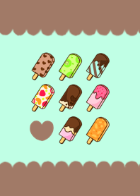 キュートな棒付きアイス♡