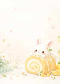 Pearl White Rabbit Yuzu Roll