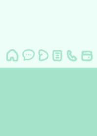 ゆるミニ着せかえ(ミントグリーン)