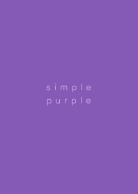 simple --purple--