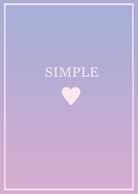 SIMPLE HEART -quartz blue-